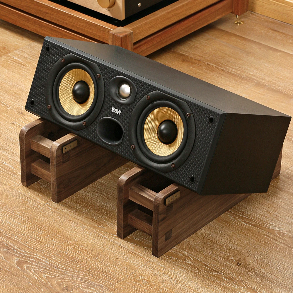 2PCS HiFi Audio Center Speaker Subwoofer Box Frame Rack Shock Absorber Racks Isolation Spike Feet Stand