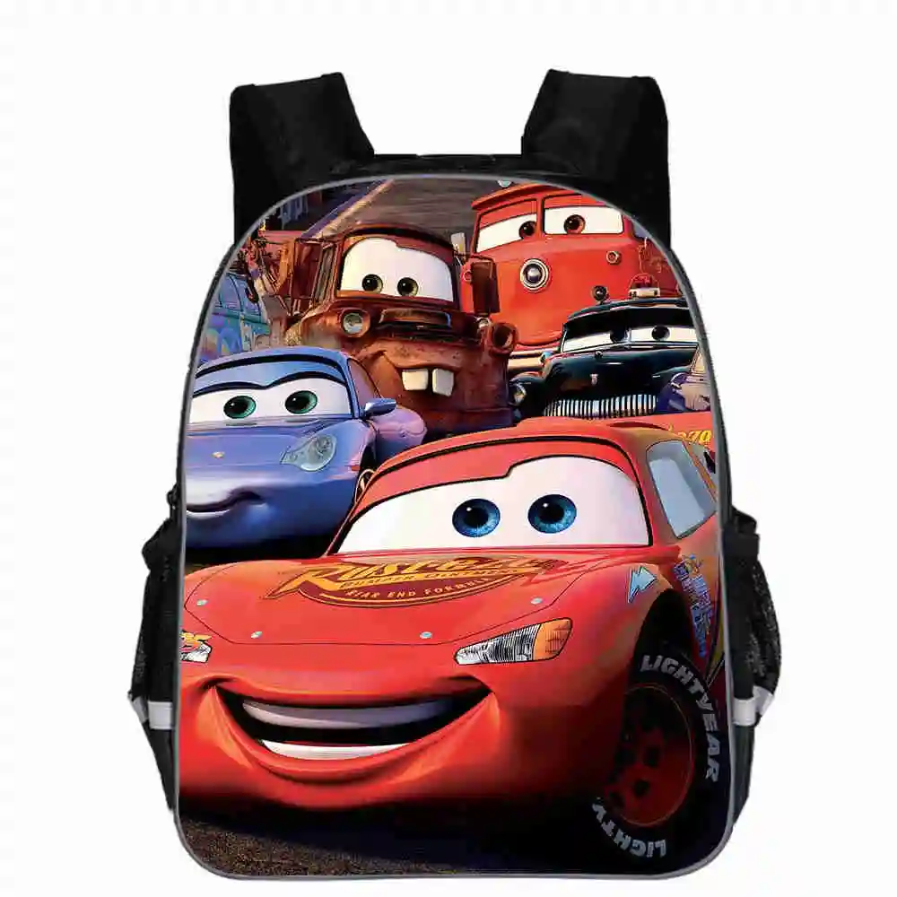 Disney 95 Cars Schoolbag Cool 3D Printing Small Backpack Kindergarten Baby Boys School bags Kids Bookbag