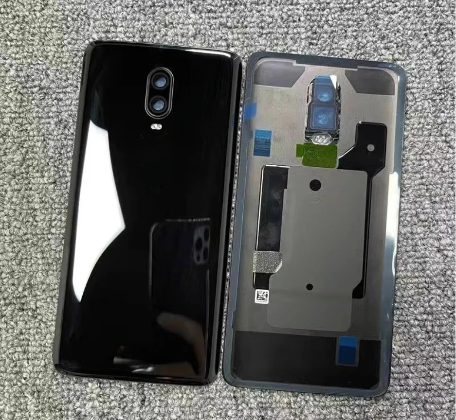Для OnePlus 6T 1+ 6t A6010 A6013: задняя крышка/корпус аккумулятора с линзой камеры и клейкой лентой