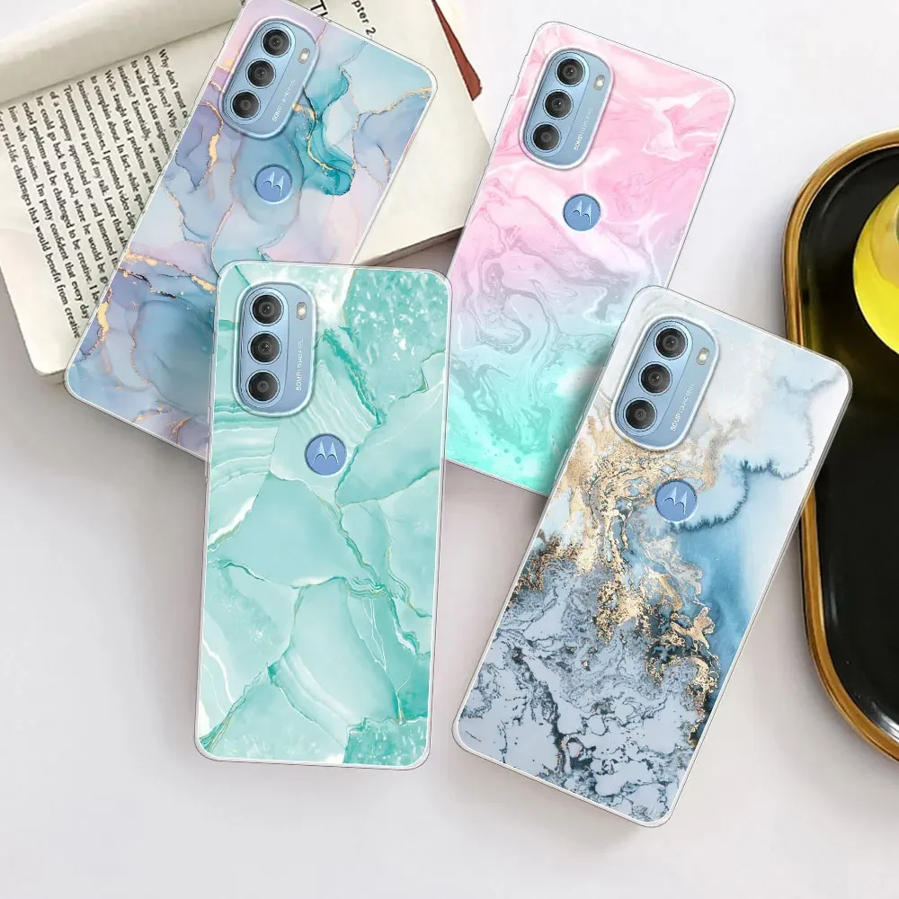 Funda de teléfono para Motorola Moto G31 Moto G41, carcasa transparente de silicona suave TPU para Moto G51, funda para Moto G71 Moto G71S
