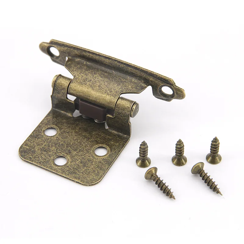 

Black American Style Spring Hinge Furniture Cabinet Wardrobe Hydraulic Soft Close Iron Hinge Pivot for Home Improvement