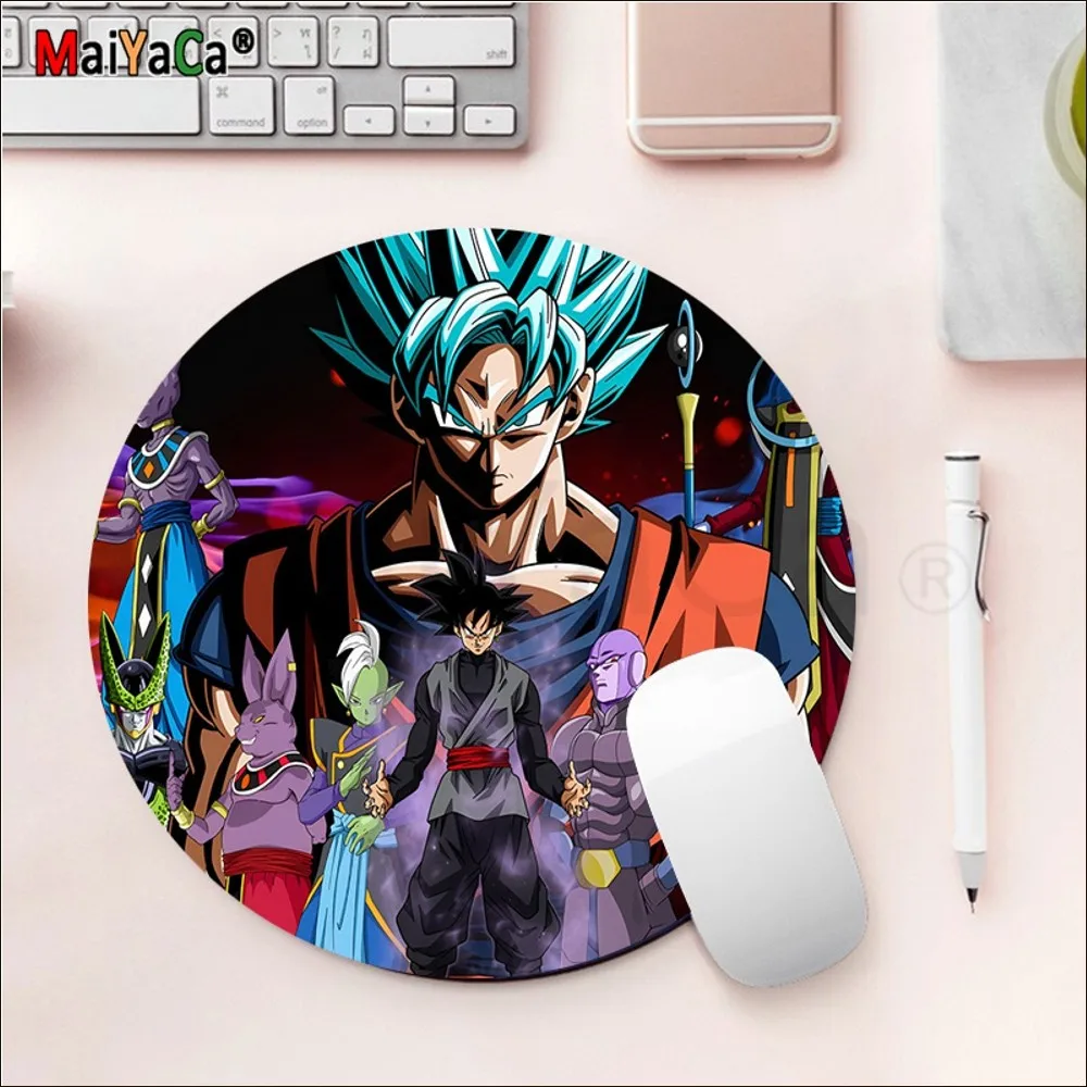 Anime YuYu Hakusho Mousepad Round Custom Skin Office Computer Desk Mat Table Keyboard Big Mouse Pad Laptop Cushion Non-slip