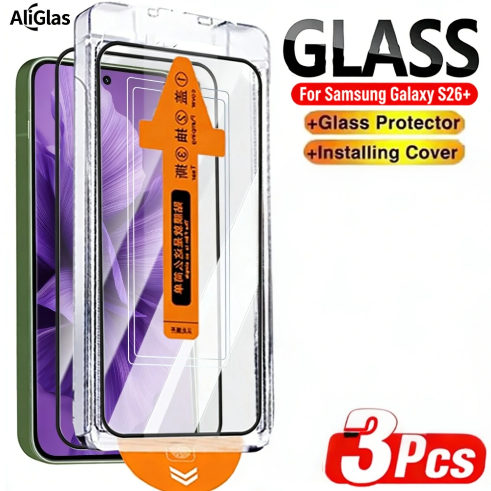 For Samsung Galaxy S26+ &S26 Ultra Tempered Glass Screen Protector 3 Pack, HD Clear, Easy Installation, High Definition &Privacy
