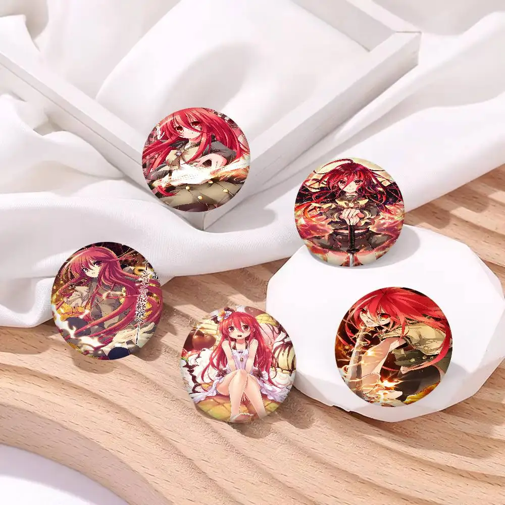 Shana Of The Blazing Eyes 58mm Cute Series Pins Funny Badge Interesting Animals Brooches Backpack Clothes Gift Accessory