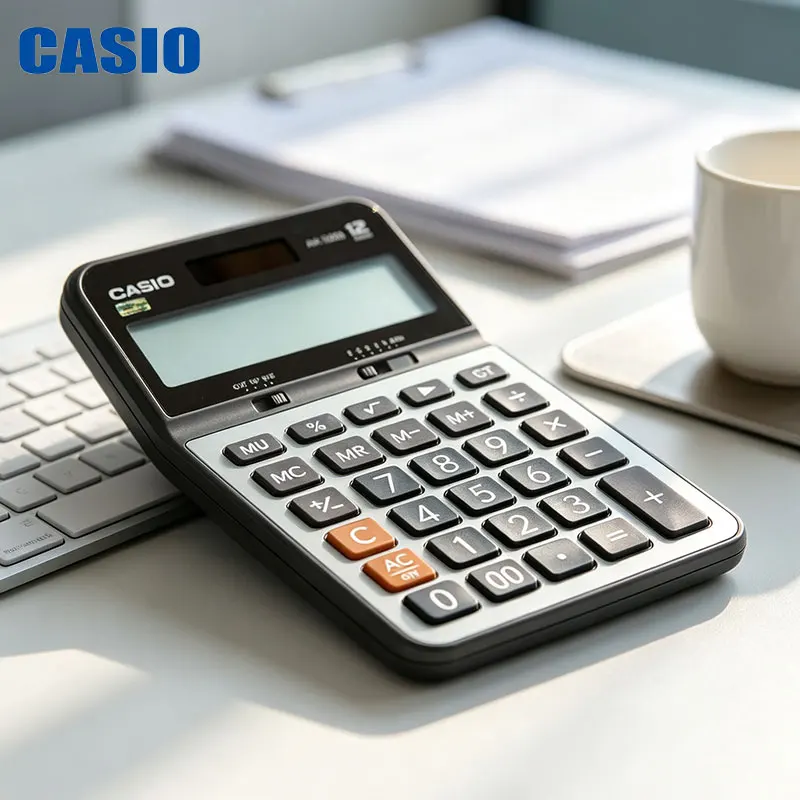Casio AX-120B/DX-12B/DX-120B/DH-12/MH-12 High-end, exquisite and sturdy calculator with delicate and skin-friendly casing