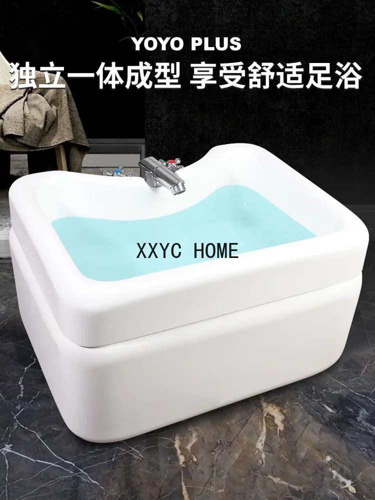 Acrylic Foot Bath Feet-Washing Basin Simple Modern Massage Water Pedicure Hotel Wash Basin Bath Tub Foot Bath