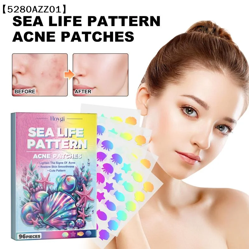 Colorful Acne Sticker Waterproof Fast Healing Acne Treatment Prevent Dryness Lasting Non-irritating Acne Care Patches〔HMA58〕