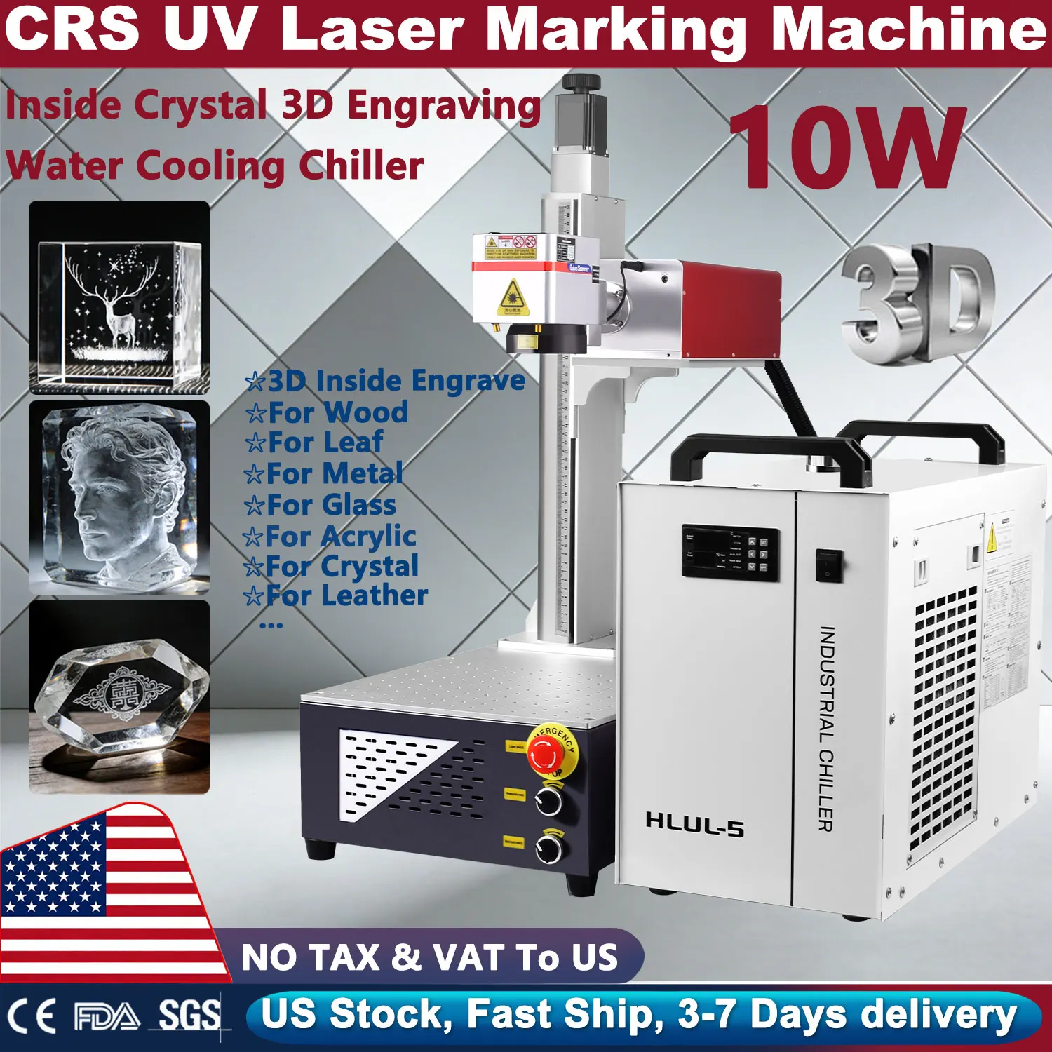 3D Crystal Laser En…