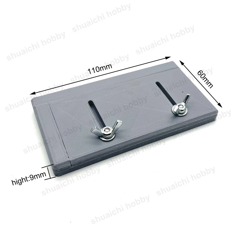 트랙 스플라이싱 조립 도구, 30mm 조정 가능한 간격, 빠른 트랙 조립기, 모델 탱크 장갑차용 DIY 고정장치 도구, 1 개