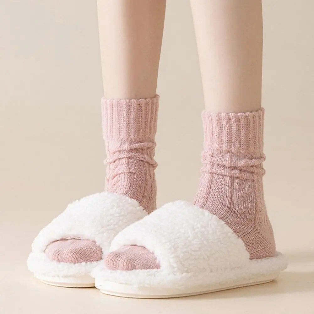 New Thicken Winter Warmer Sock Floor Socks Medium Tube Sock Imitation Cashmere Snow Socks Thick Needle Soft Terry Socks