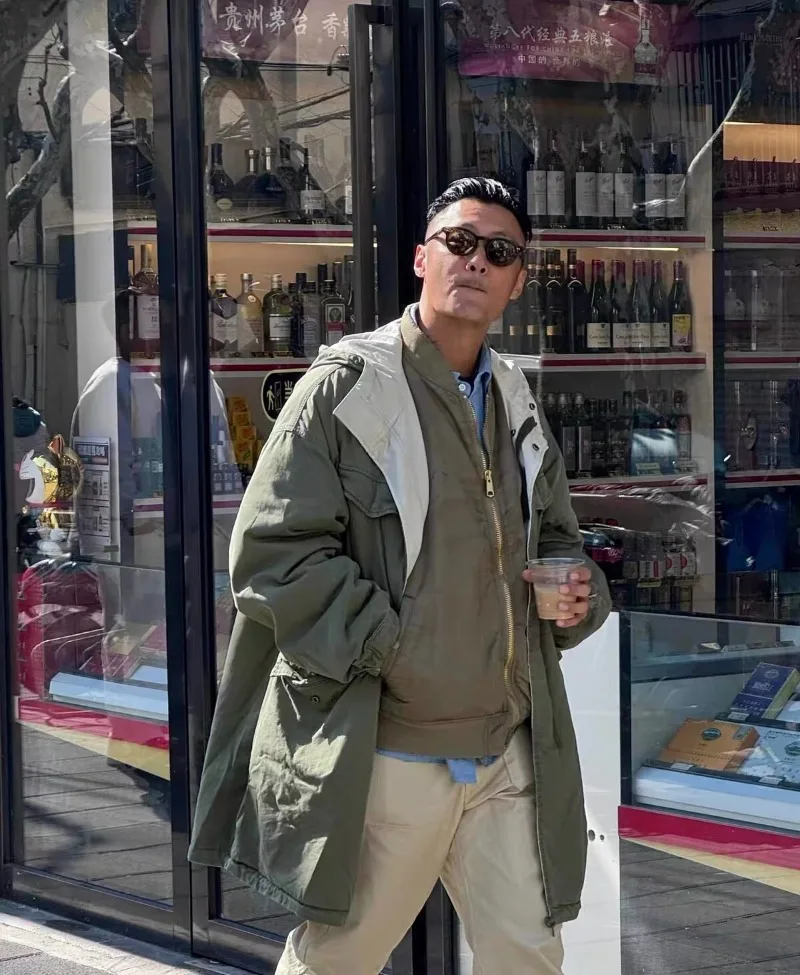 VISVIM SAS COVERT PARKA mud-dyed jacket (can be worn on both sides)
