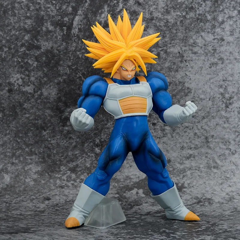 25cm Dragon Ball Z Super Trunks Anime Figure Super Saiyan Gotenk Action Figures PVC Statue Collection Model Toy Desk Decor Gifts