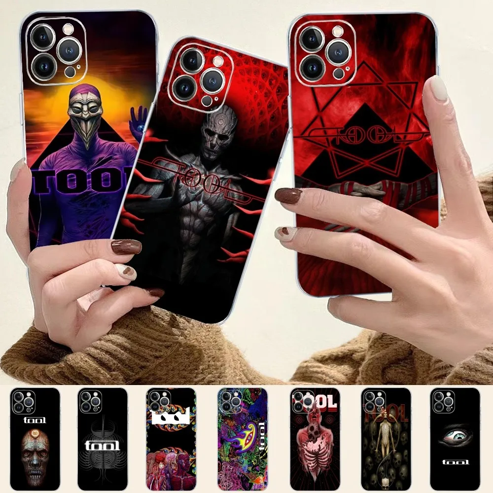 Band T-Tool Schism Phone Case For iPhone 16 15 14 13 12 Mini 11 Pro XS Max X XR SE 6 7 8 Plus Soft Silicone Cover