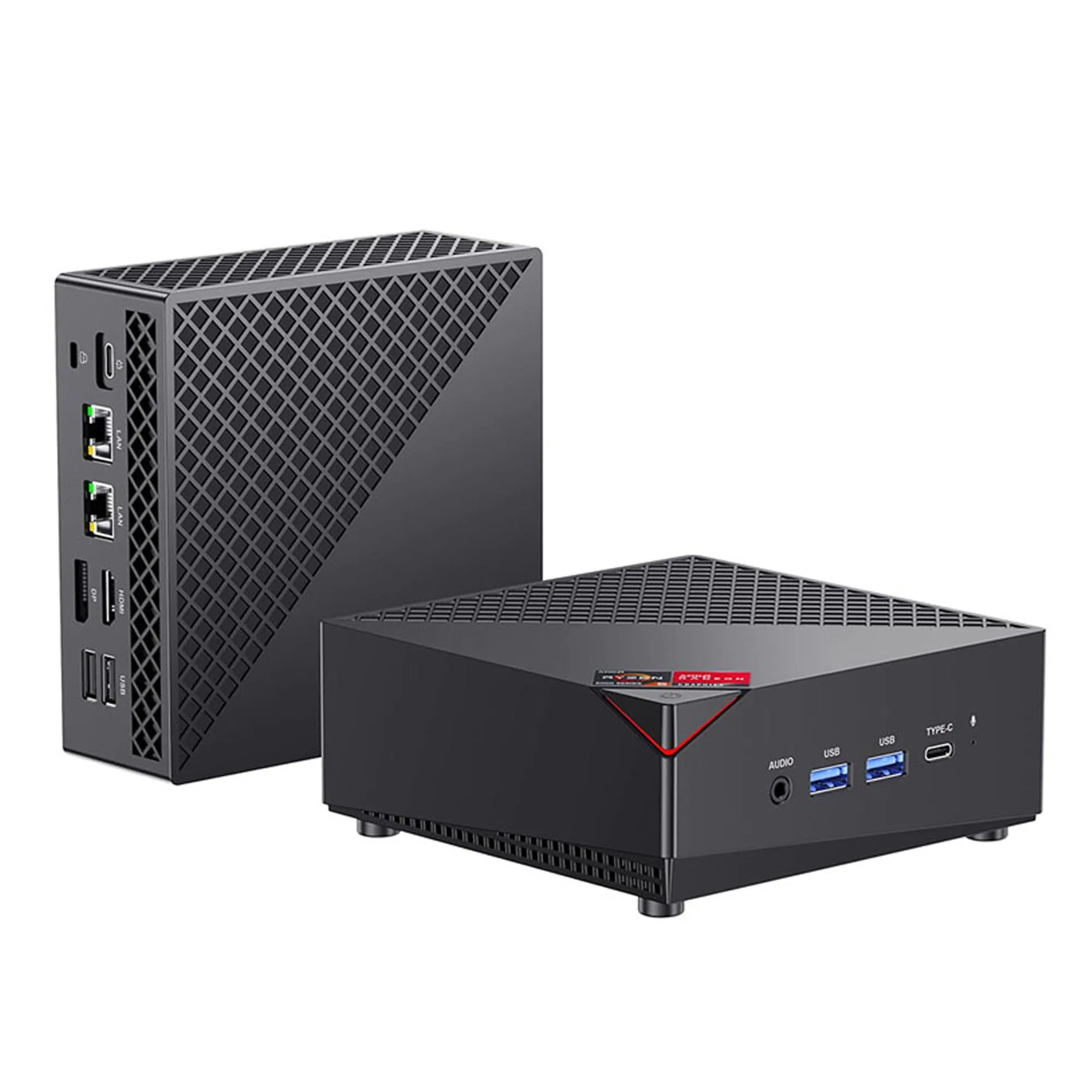 ACEMAGIC Mini PC AMD Ryzen 7 7730U(8C/16T, jusqu'à 4.5Ghz) Mini ordinateur 4K Triple affichage Mini ordinateurs de bureau BT5.2/WiFi 6