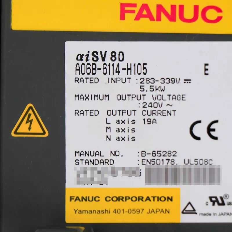

A06B-6114-H105 Модуль сервоусилителя Fanuc протестирован в порядке A06B6114H105