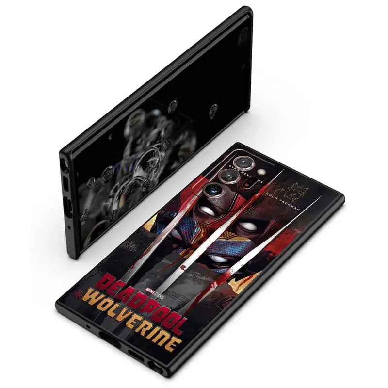 Marvel Deadpool And Wolverine Phone Case for Samsung Galaxy S24 Ultra S23 S22 S21 Plus S20 FE Note 20 Ultra 10Plus Soft Cover