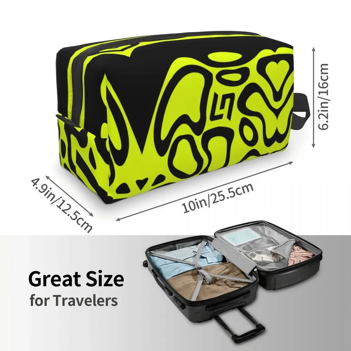 Custom Travel L-Lando Norris Motorcycle Racing Toiletry Bag Kawaii Makeup Cosmetic Organizer for Beauty Storage Dopp Kit Case