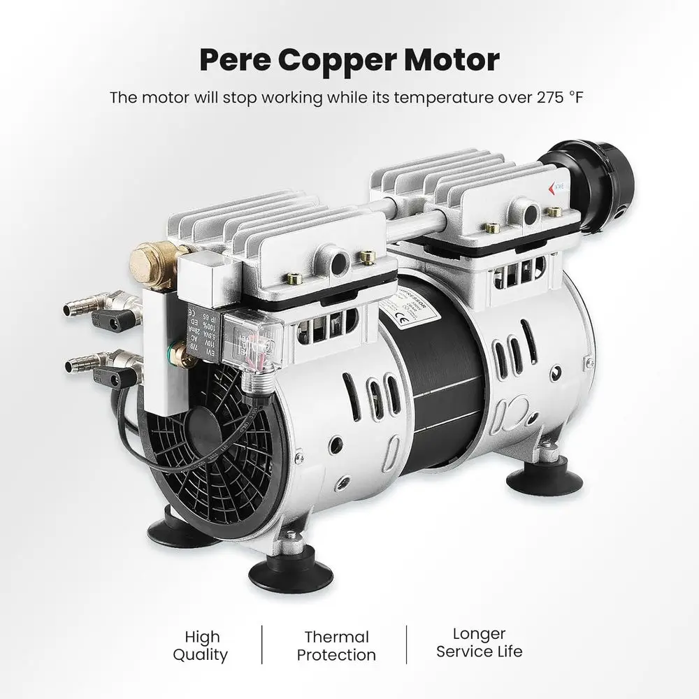 3-Acre Pond Aerator with 3/4 HP, 5.2 CFM, Timer for Deep Water Oxygenation