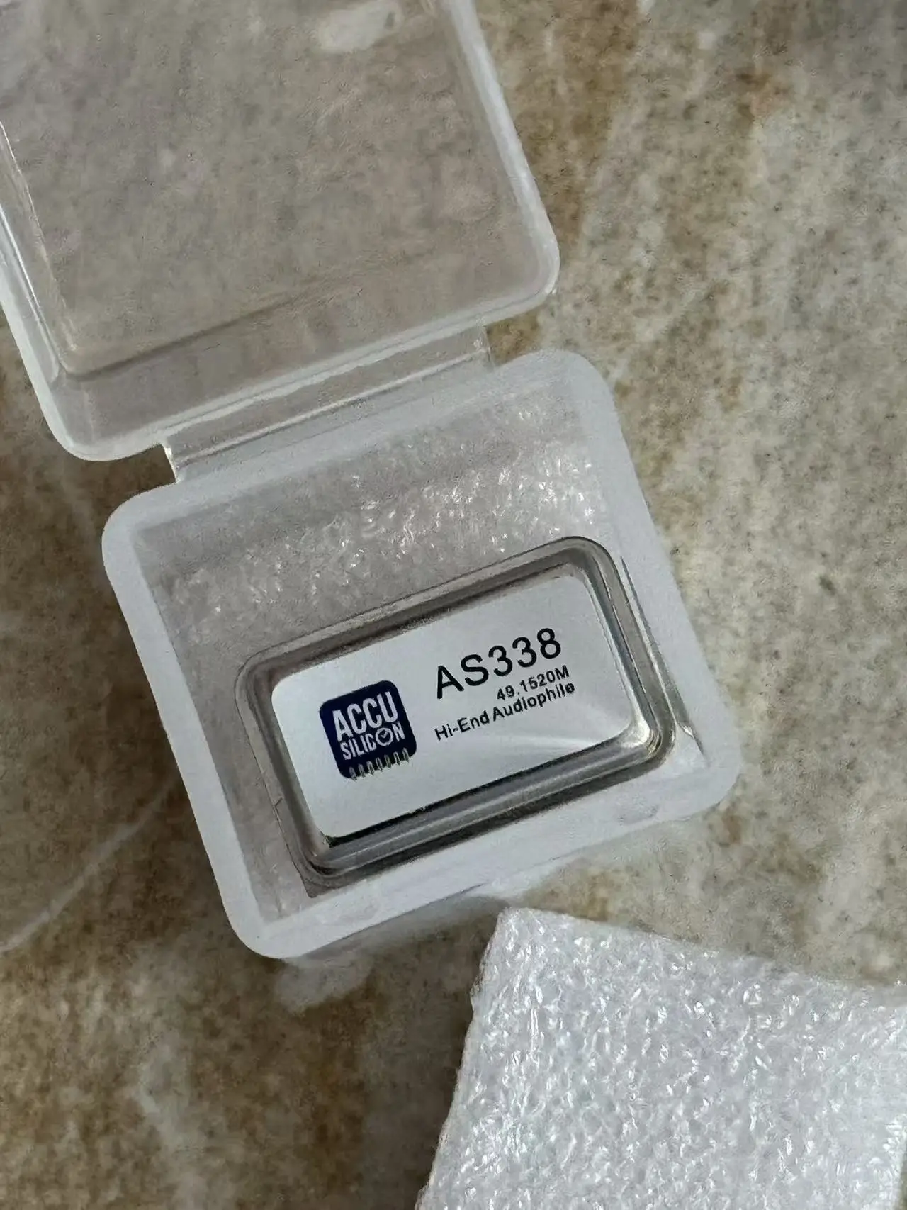 Original American Accusilicon AS338 ultra-high precision 45.1584MHZ/49.1520MHZ Hi-End audio crystal oscillator free shipping