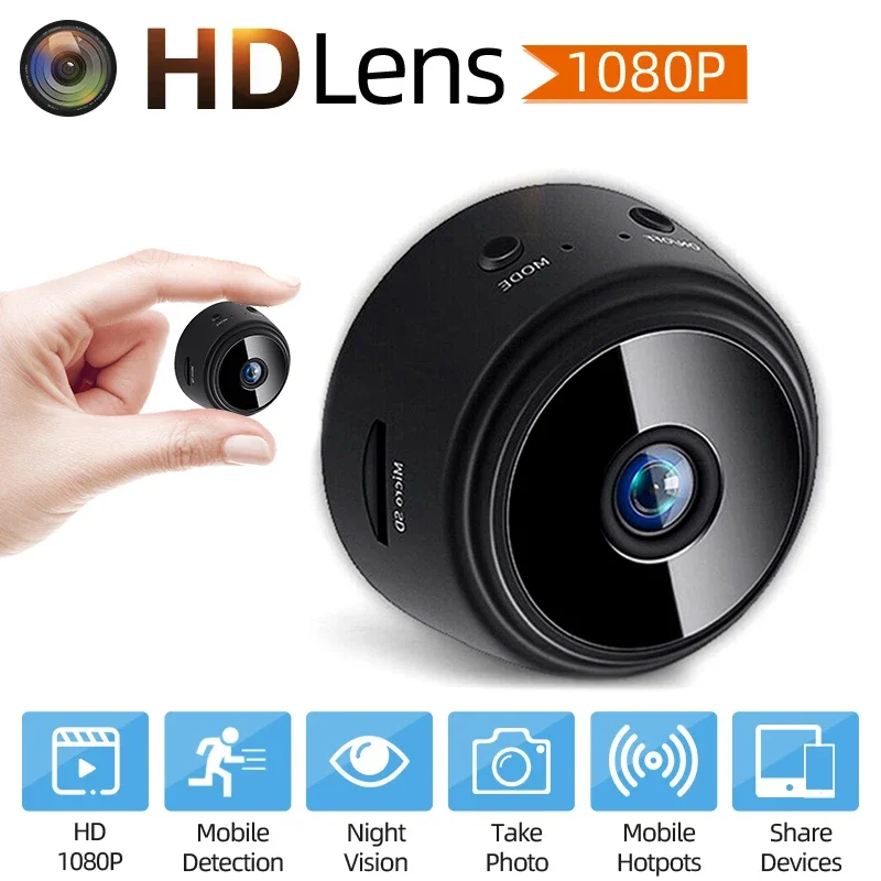 

A9 Mini IP Camera Mobile 1080P Wifi Surveillance Cameras Sensor Camcorder Web Video Smart Safety Wireless Security Camer