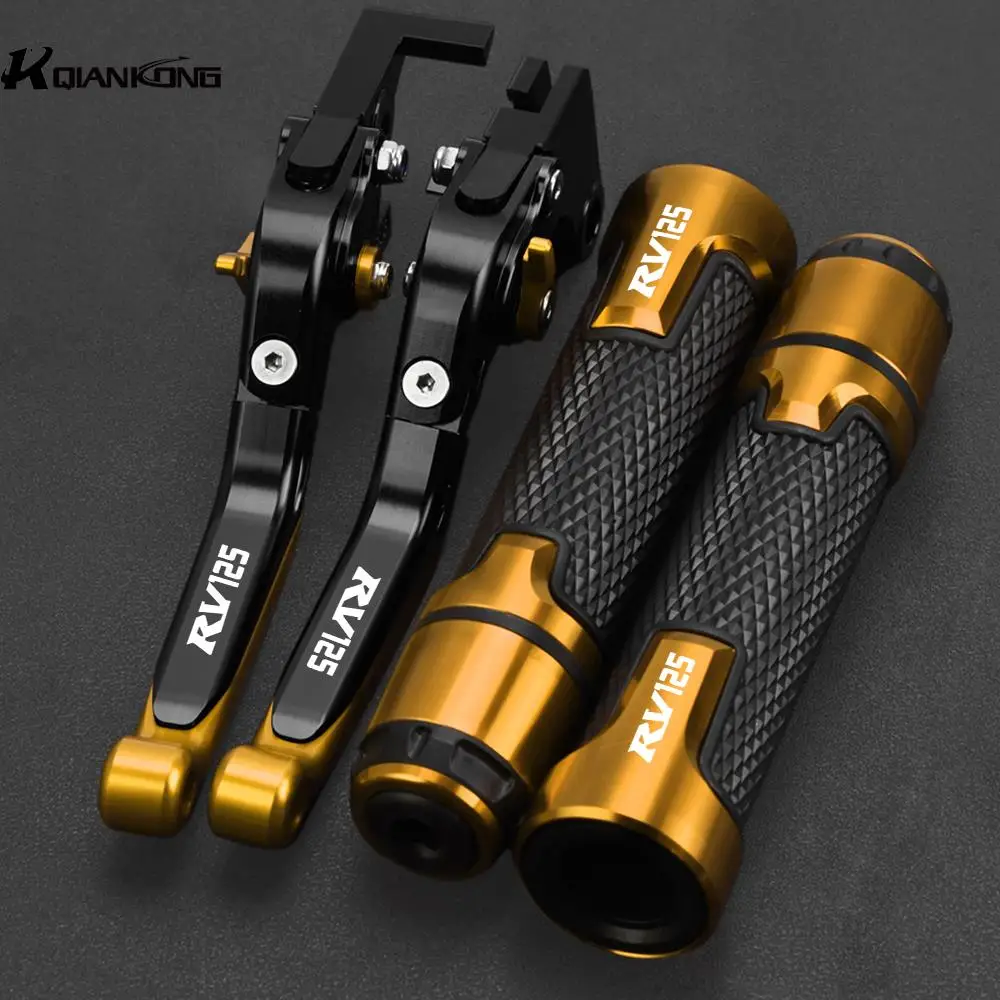 RV 125 2015 2014 2013 2012 11 10 09 08 07 06 05 04 Motorcycle Brake Clutch Lever Handlebar Hand Grips FOR Suzuki RV125 2003-2016