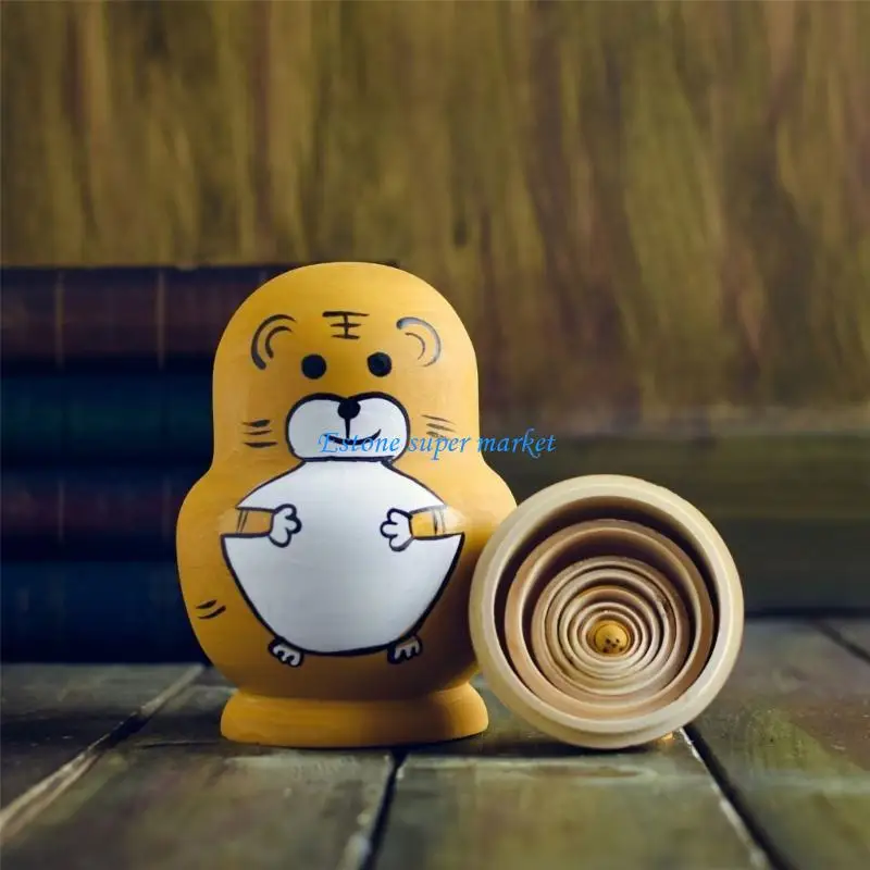 090B Boneka Bersarang Rusia 10 Lapis Kerajinan Tangan Anak-anak Mainan Susun Boneka Koleksi
