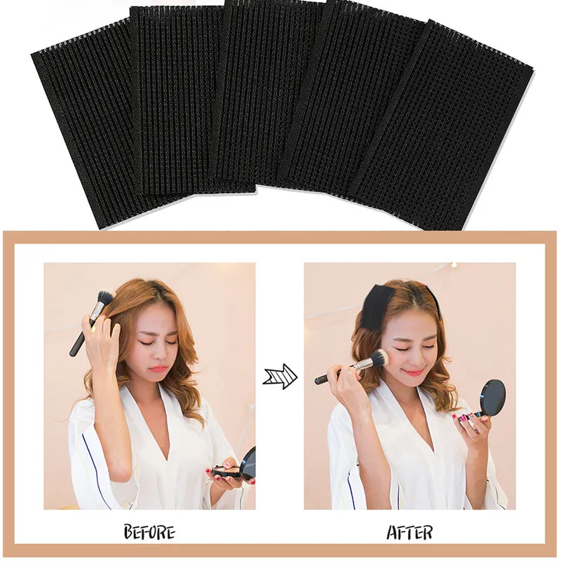 Magic Bangs Sticker Square Hair Pad Hair Fringe Care Tool Makeup Accessories Square Sticky Simple Portable Hair Make Up Nin668