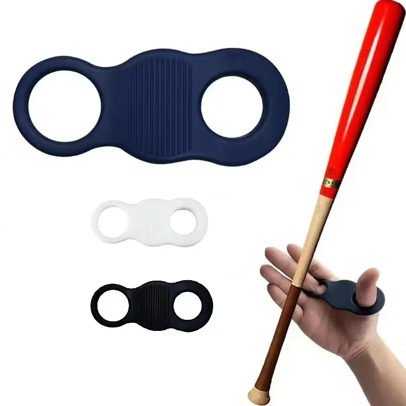 2 Stück Baseball-Daumenschutz aus weichem Silikon, Schlägerstich-Reduzierung, Softball-Schlaggriff, Schwungtrainingszubehör für Baseball und Softball – Detail 1