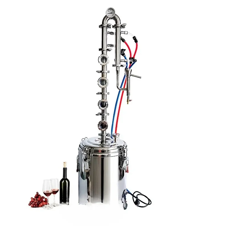 33L Electric Alcohol Distiller Household Distillation Reflux Tower Distiller