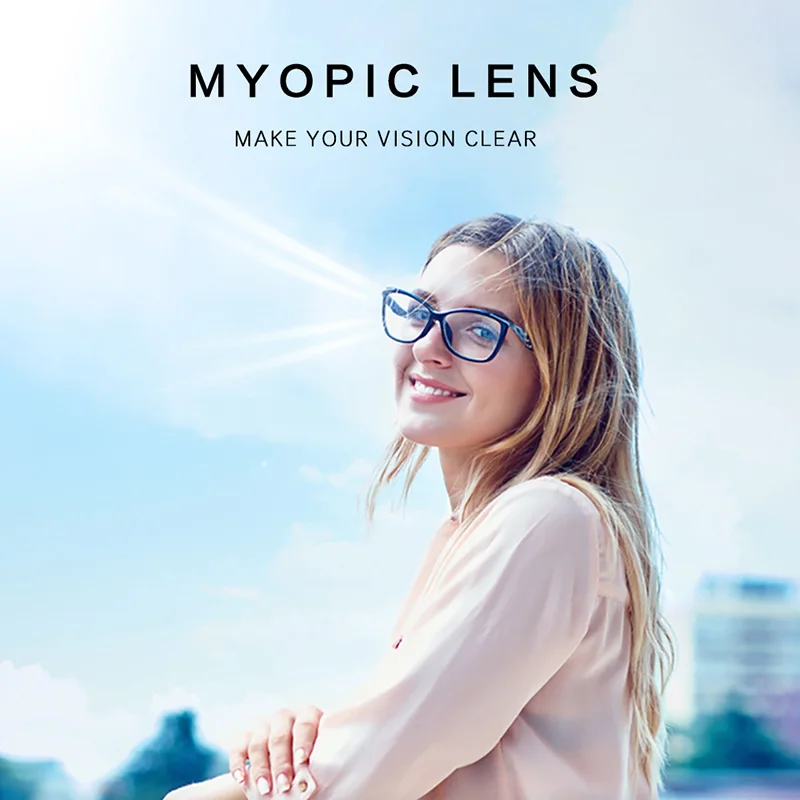 OLAMINS lenti miopi prescrizione resina occhiali asferici lenti lenti ottiche miopia lenti miopi miopi Mope-eyed SLS05