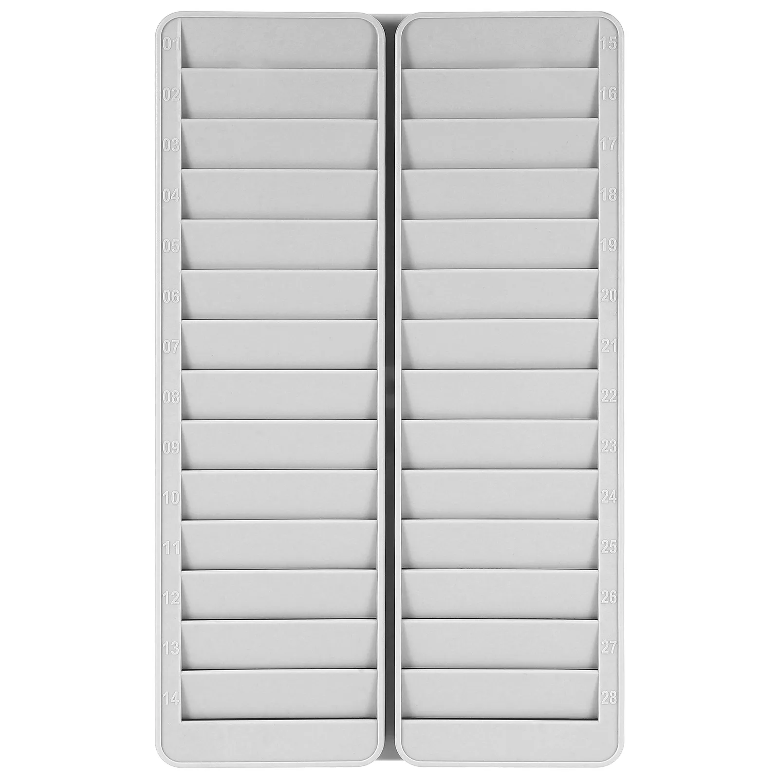 Multi-Slots Card Organizer Plastic Work Cards Holder Attendance Time Card Rack Warehouse Labels Storage Holder