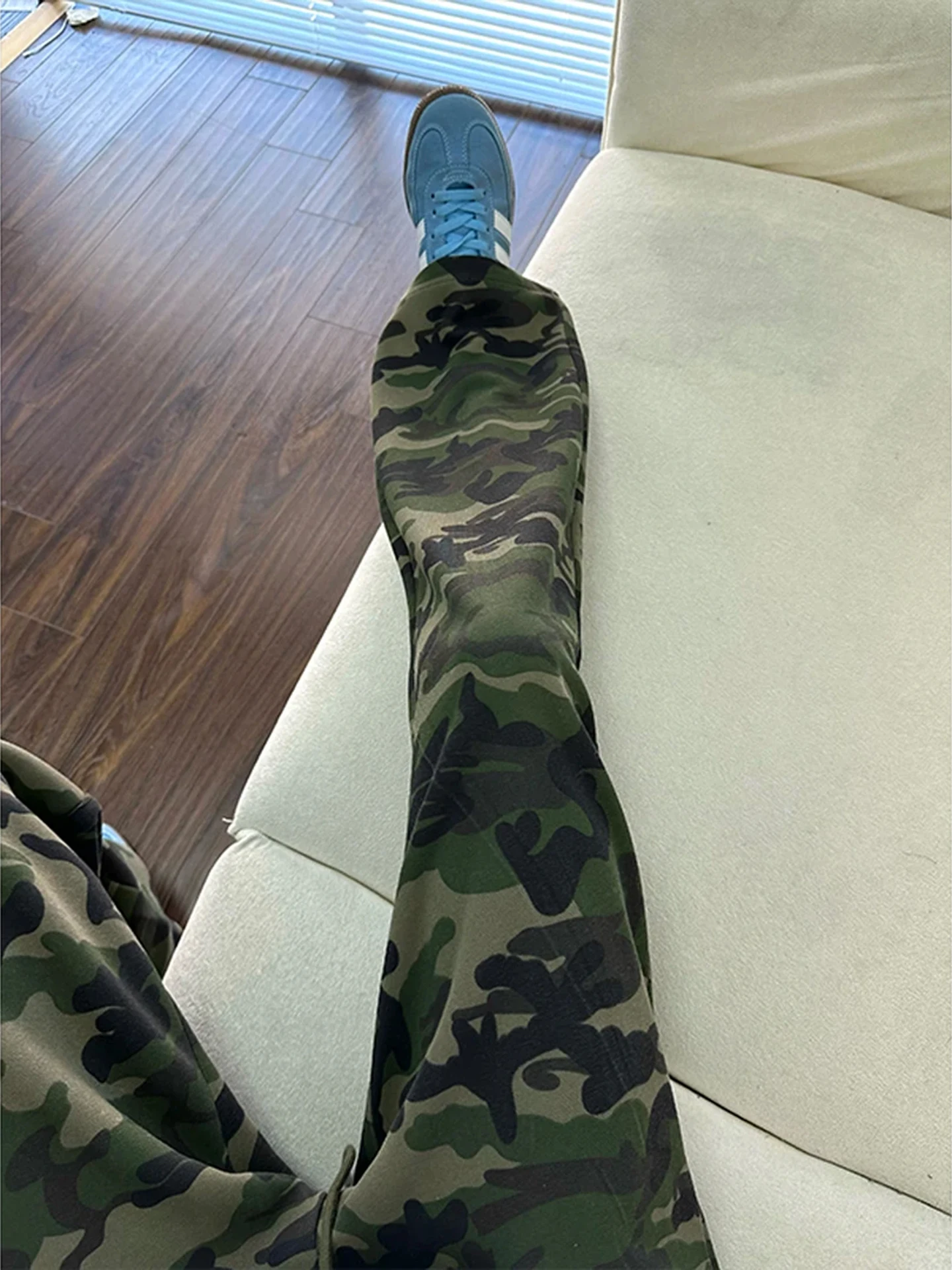 

Мужские брюки прямого кроя в американском ретро-стиле с камуфляжным принтом, весна-осень, Cleanfit, износостойкие, повседневные, спортивные, с карманами для инструментов