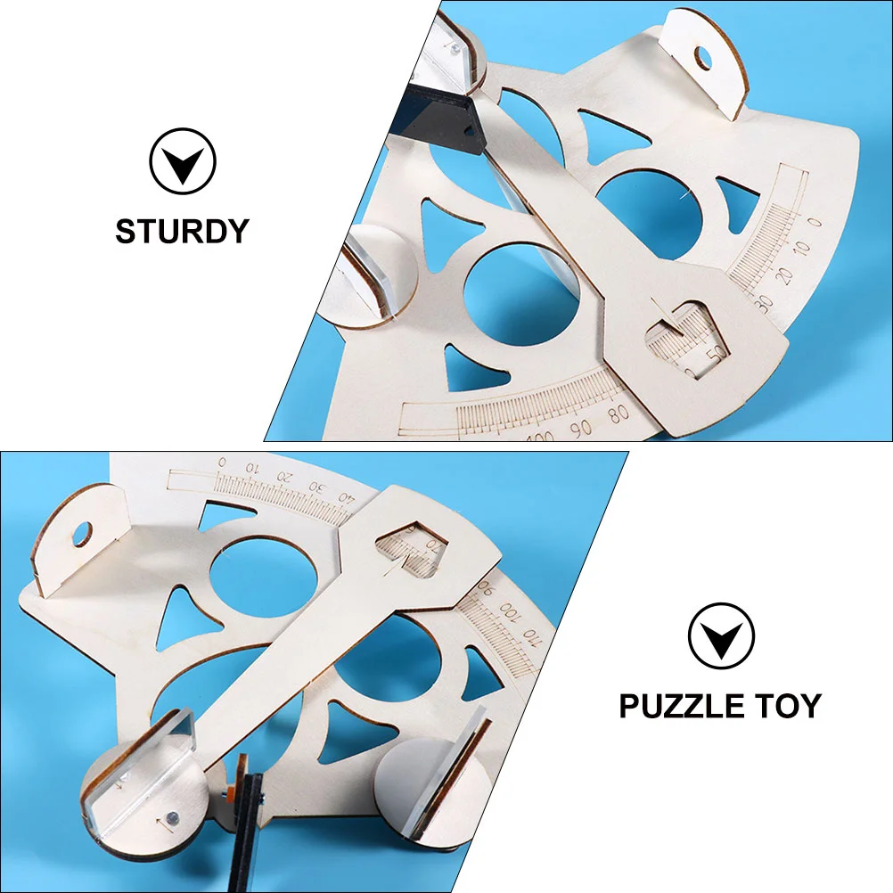 1PC Model Kit Educational Toy for Science Projects Boys Gifts Nautical Instrument Light Refraction Puzzle Wood Safe