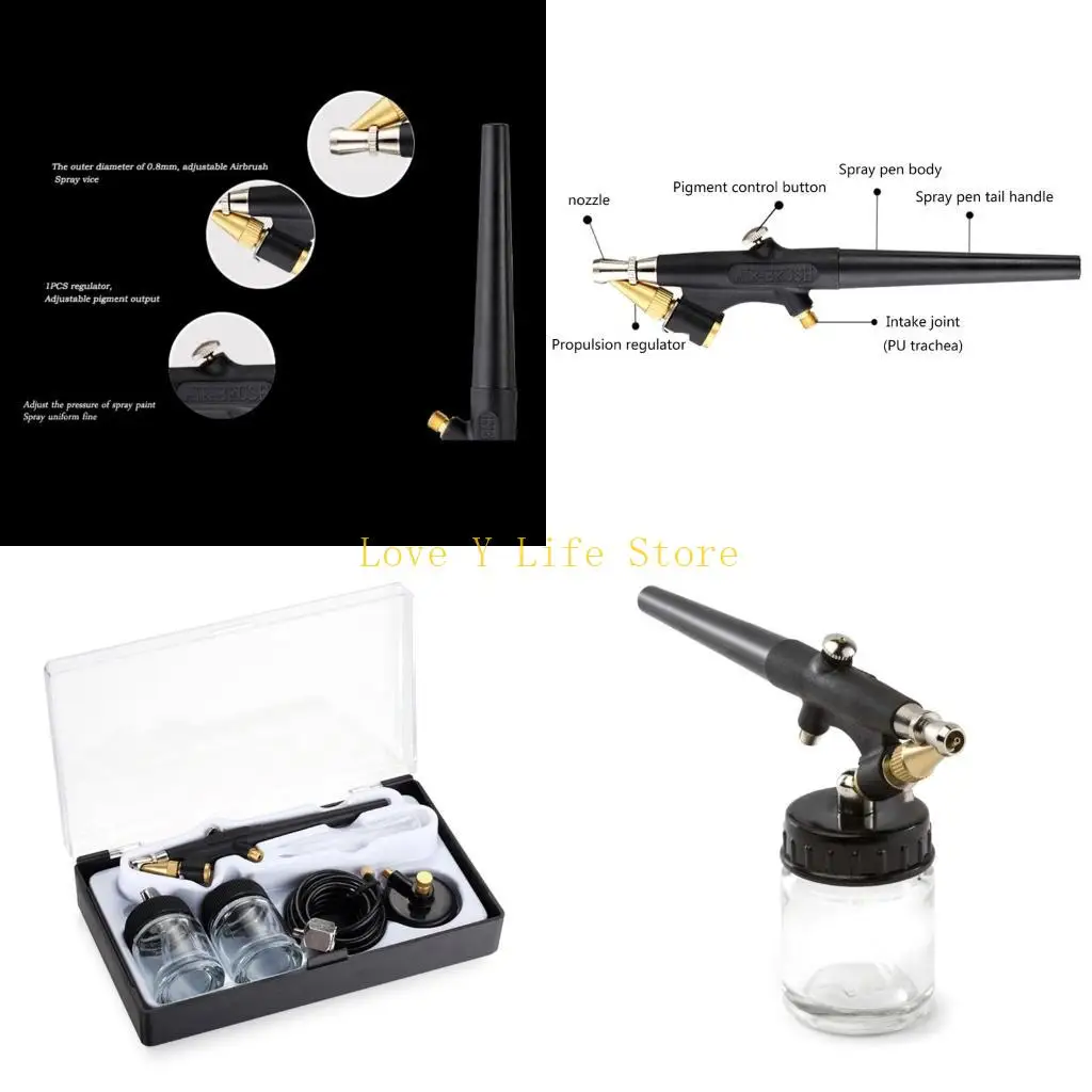 

L74C Compressor Guns Портативный комплект аэрографии для макияжа для украшения тортов