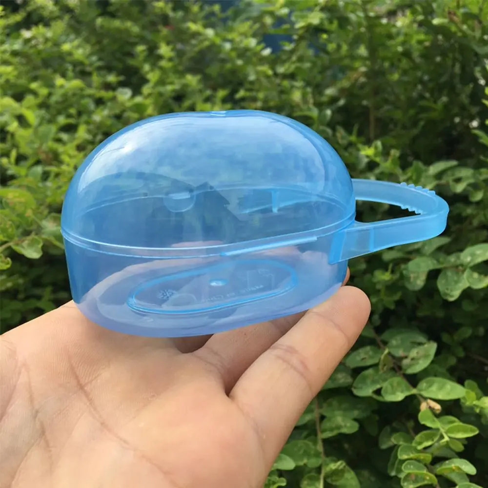 Travel Storage Mother & Kids Hanging Oval Shape Baby Nipple Nipple Storage Pacifier Box Storage Box Pacifier Case Nipple Box