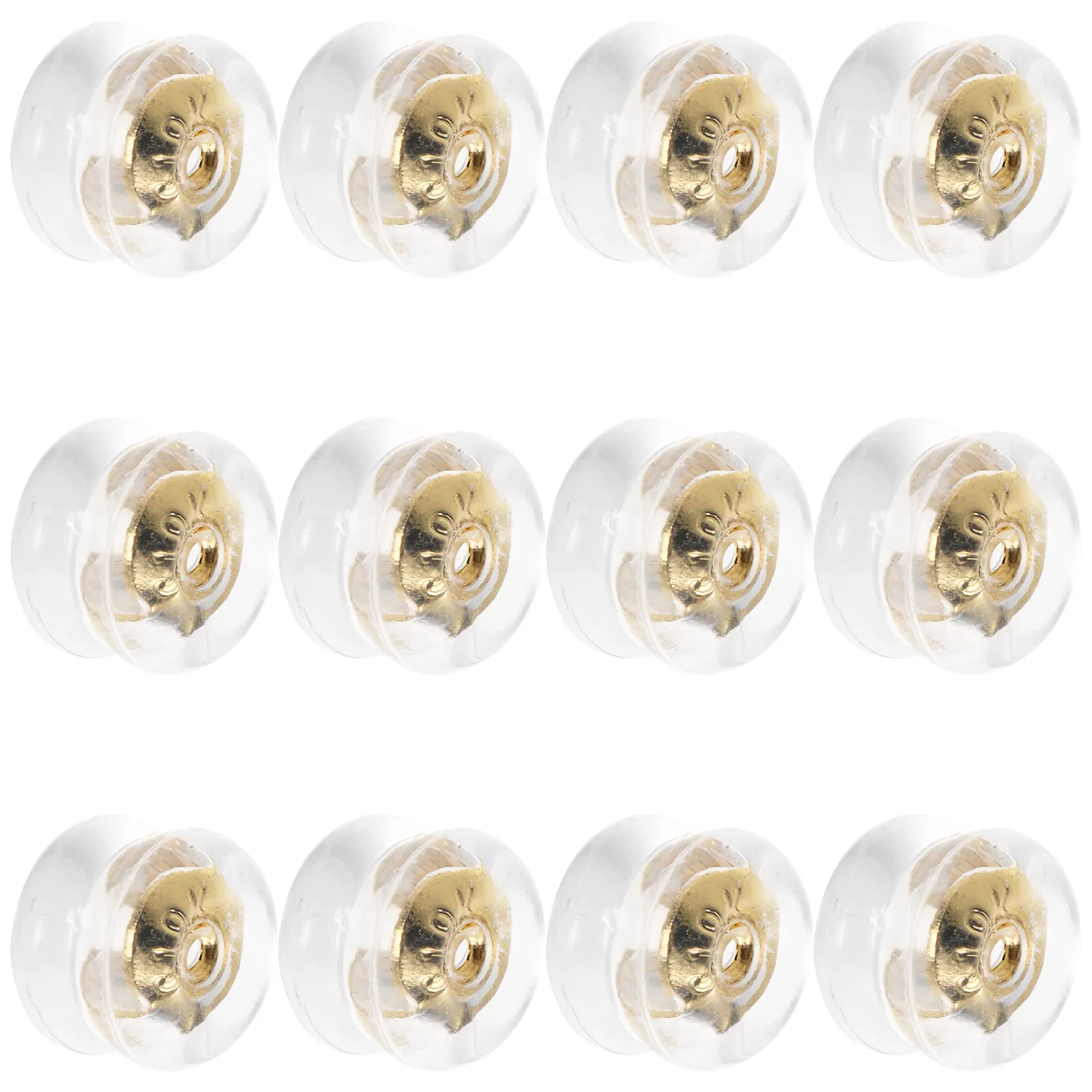 6Pairs Piercing Silicone Earring Lifters Secure Locking Backs for Stud Earrings Comfortable Ear Back Replacements