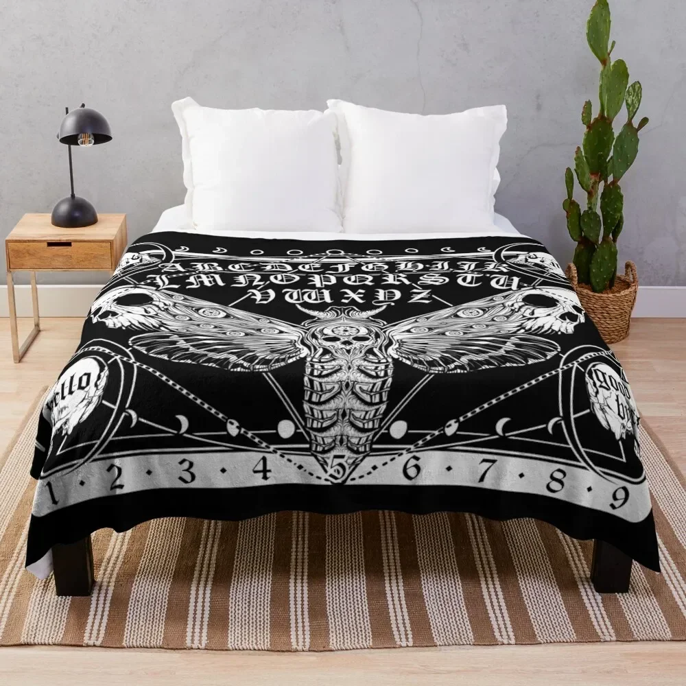 

Death Moth Spirit Board Throw Blanket Sofas Custom sofa bed Blankets