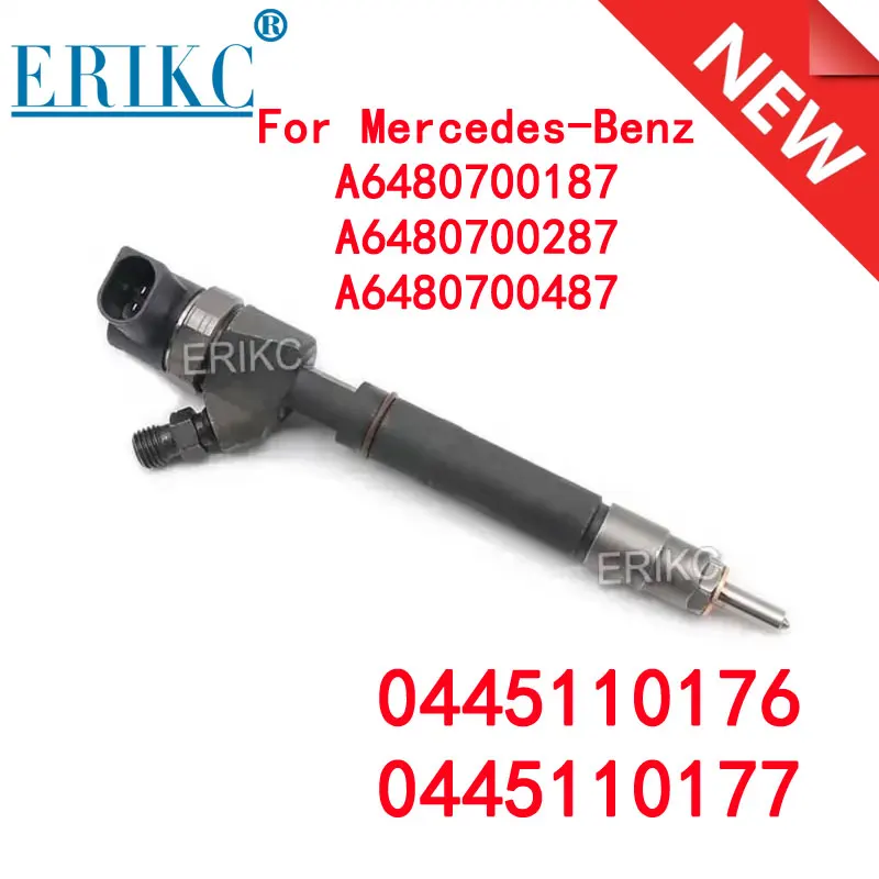 

0445110176 0445110177 Diesel FueI Injector Nozzle Assy A6480700287 A6480700187 for BOSCH Mercedes-Benz CR/IPS19/ZEREAK20S