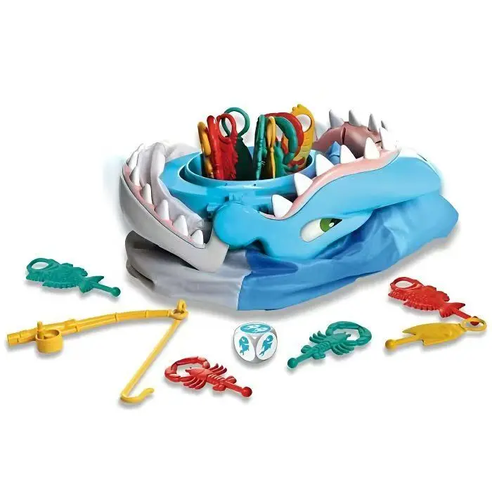 Jeux familiaux de morsure de requin, créatures marines colorées, fête d'aventure de pêche pour enfants et adultes, jouets de noël et d'anniversaire, cadeaux