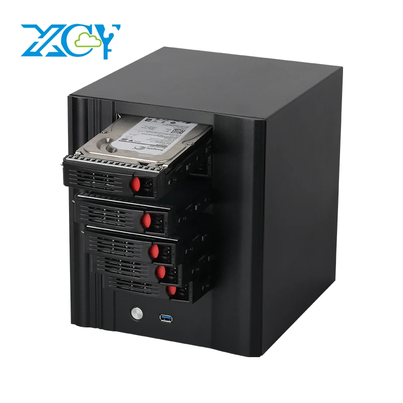 

XCY X108 NAS 4/6/8 Bay 2.5/3.5 inch SATA HDD Intel N100 N150 DDR5 M.2 NVMe SSD 10G Ethernet Type-C Windows11 Linux RAID FreeNas