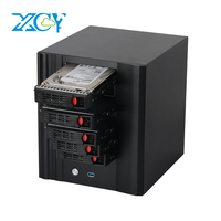 XCY X108 NAS 4/6/8 Bay 2.5/3.5 inch SATA HDD Intel N150 DDR5 M.2 NVMe SSD 10G Ethernet Type-C Windows11 Linux RAID FreeNas