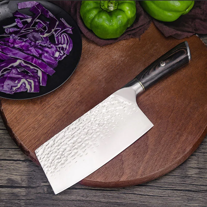 

Chinese Kitchen Knife Meat Fish Vegetables Slicing Professional Chef Knife Chopping Knife Butcher Cleaver Knife Cooking Tools