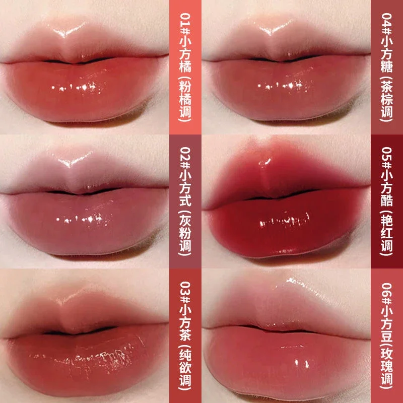 HERORANGE Lightly Lipgloss Lip Glaze Not Easy To Stick Cup ลิปสติกน้ําให้ความชุ่มชื้นทนทานเกาหลี тиб Liquid Makeup