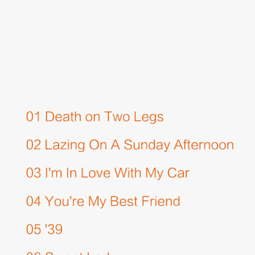 Queen A Night At The Opera CD-Album Bohemian Rhapsody Lyric Book Rock Collection