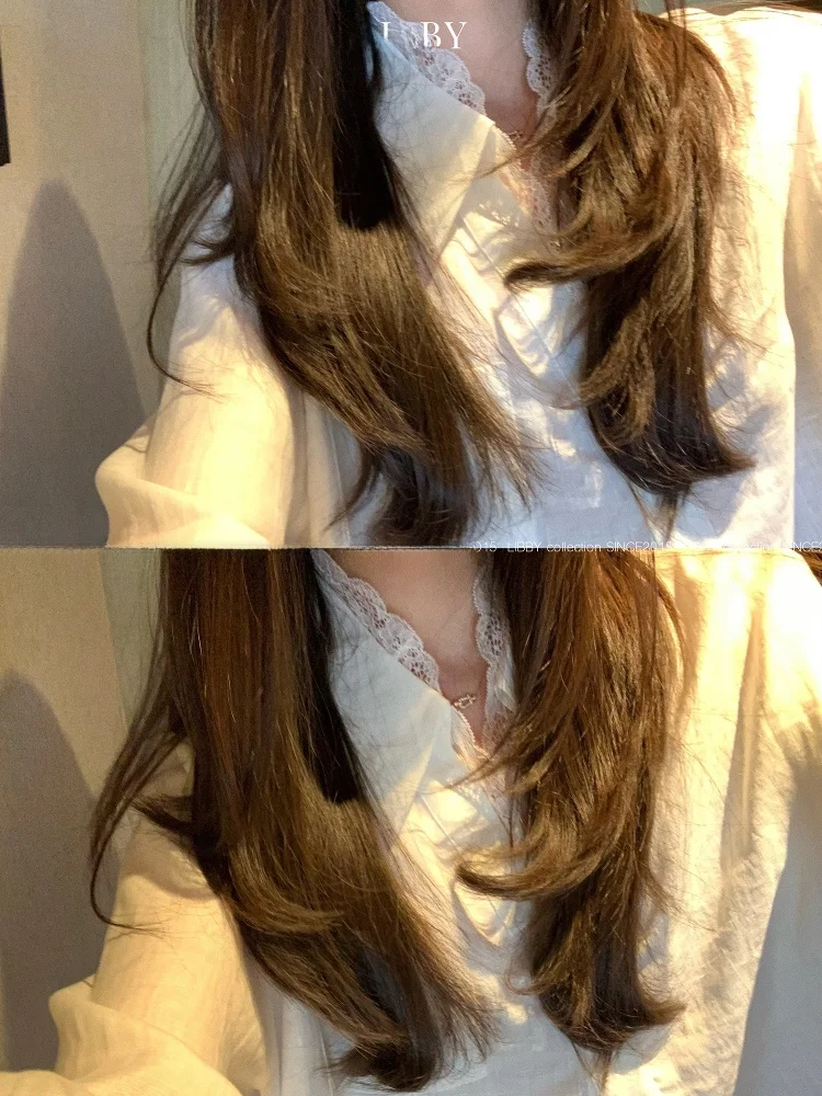 

Libby White Lace Trim Linen Open Cardigan Loose Fit Color Outerwear Gentle Sle Long Sve irt for Women