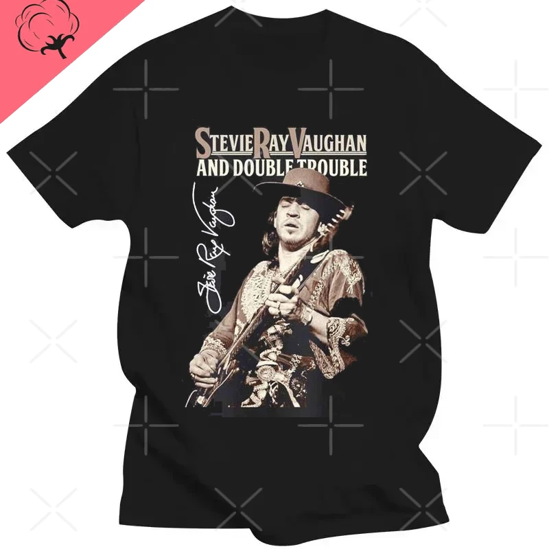 تي شيرت برسومات قابلة للتنفس بأكمام قصيرة ، ملابس رجالية ، تي شيرت نسائي ، راي ، فوغان ، جيتار ، بلوز ، أسطورة روك ، سرفي ، فضفاض #5