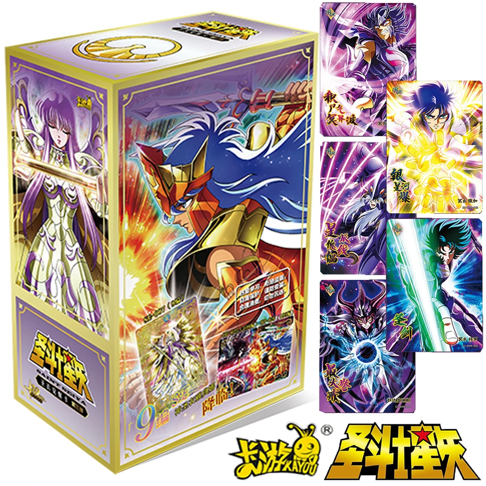 

Kayou Saint Seiya Collection Card For Children Hyoga Shion Dohko Popular Action Adventure Anime Limited Game Card Table Gifts