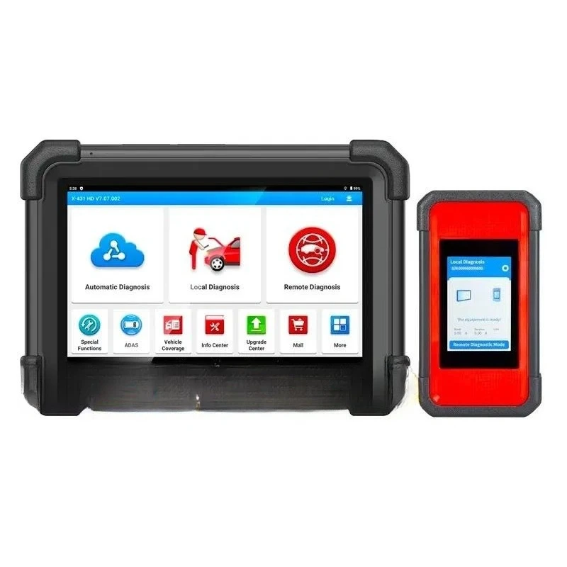 X431 V+ SmartLink HD Heavy Truck Diagnostic Scanner J2534 ECU Coding Commercial Vehicle Scan Tool