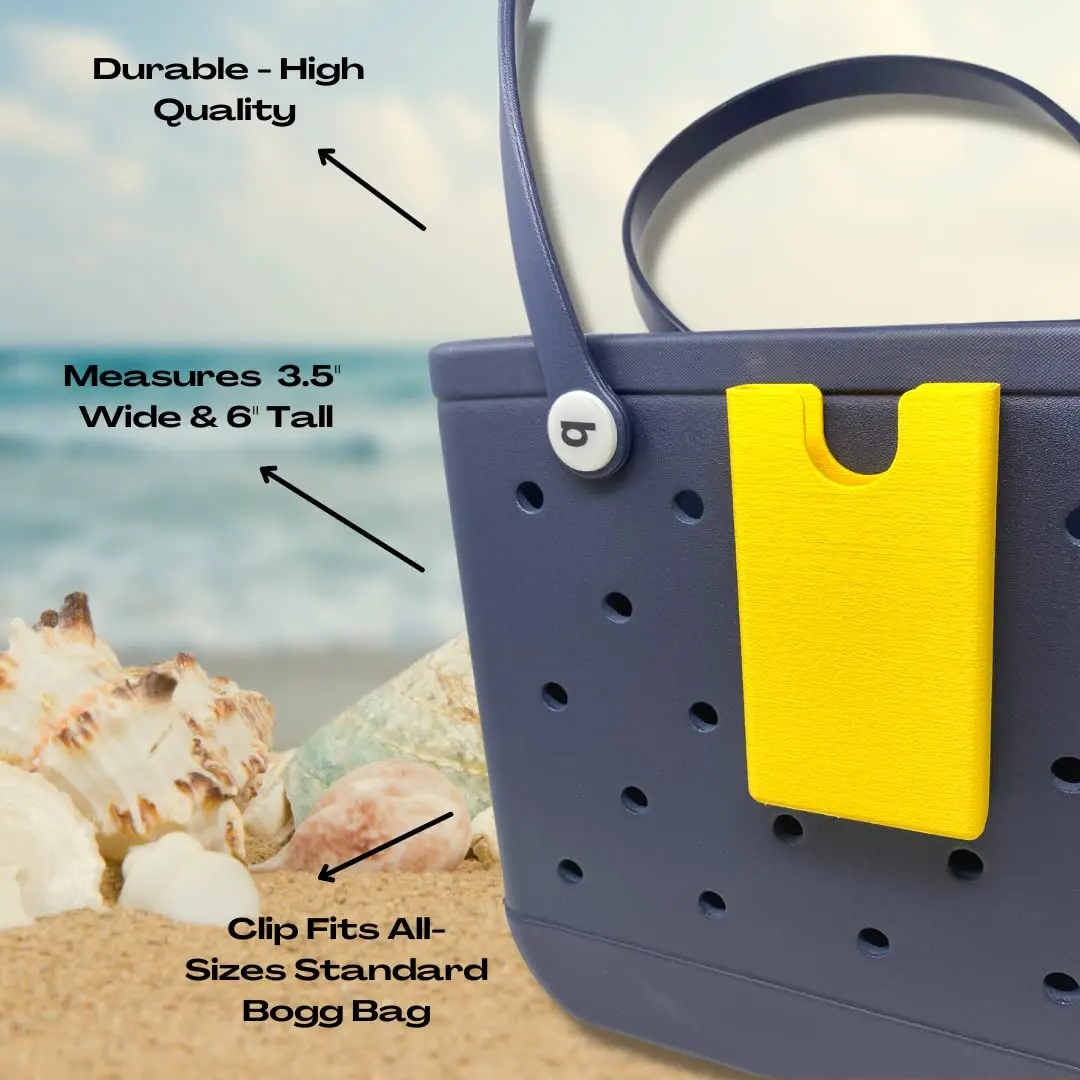 Accessoire de support de coque de téléphone pour sacs Bogg, étui en plastique, compatible avec tous les sacs fourre-tout de plage en caoutchouc,