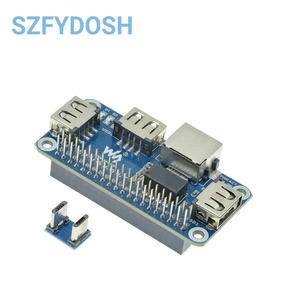 Imagem -06 - Porta de Rede Usb para Ethernet Hub Splitter para Raspberry pi 4b Zero w Rj45